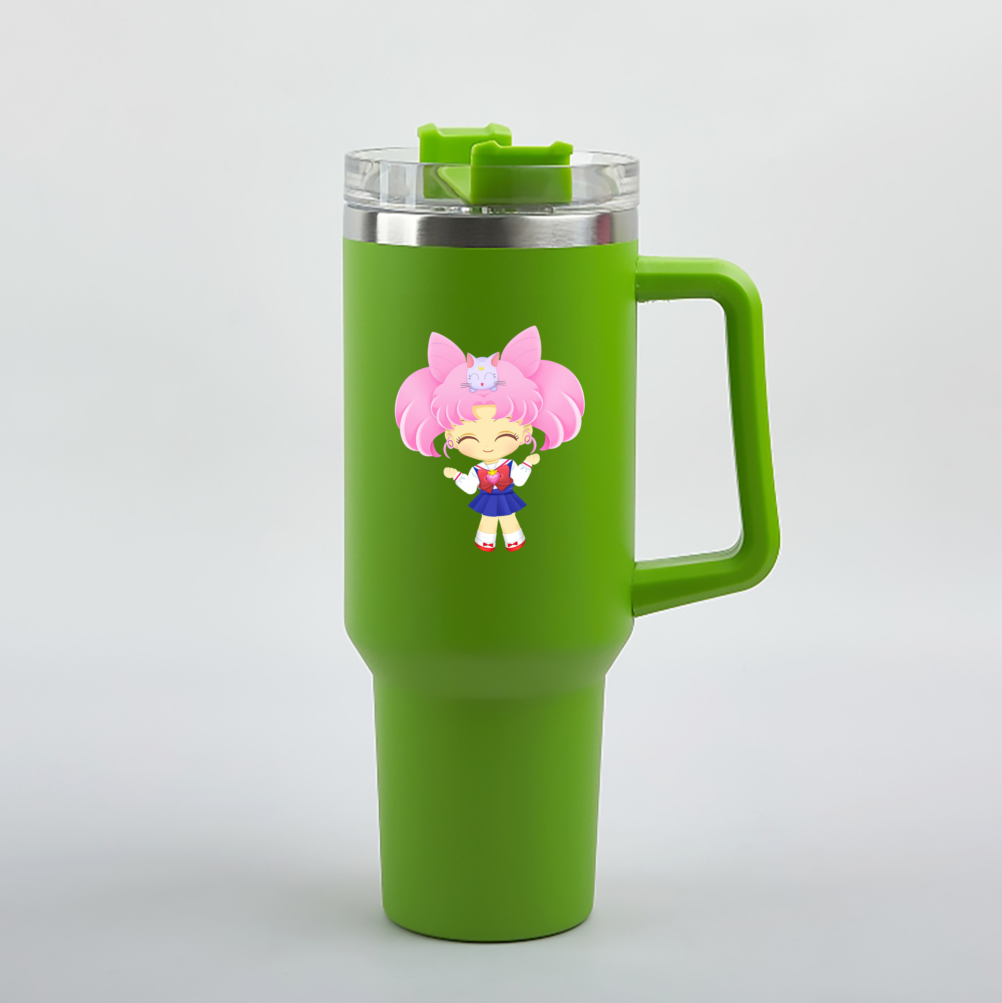 （画像用） 美少女戦士セーラームーン ちびうさ Sailor Moon Chibiusa Tsukino Usagi Small Lady Serenity 1200mL車用タンブラー（カラープリント）